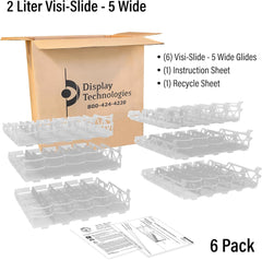Visi-Slide 2Liter, 5 wide (Pack of 6)
