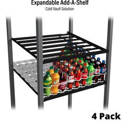 Cold Vault Expandable Add-A-Shelf