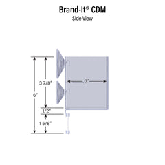 Brand-It 3" Large Suction Cup Display