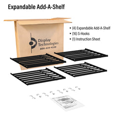 Cold Vault Expandable Add-A-Shelf