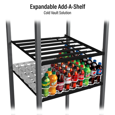 Cold Vault Expandable Add-A-Shelf