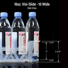 16oz. Visi-Slide®  10 wide Shelf Glide