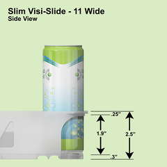 High Ring Slim Visi-Slide® 11 wide Shelf Glide