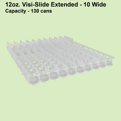 12oz. Visi-Slide®  Extended 36" 10 wide Shelf Glide