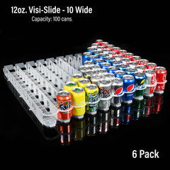 12oz. Visi-Slide®  10 wide Shelf Glide