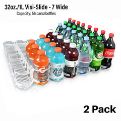 32oz./1Liter Visi-Slide®  7 wide Shelf Glide