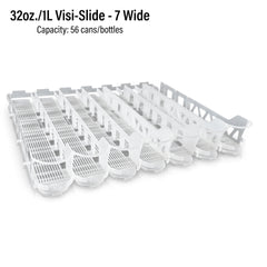 32oz./1Liter Visi-Slide®  7 wide Shelf Glide