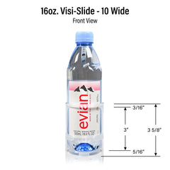 16oz. Visi-Slide®  10 wide Shelf Glide
