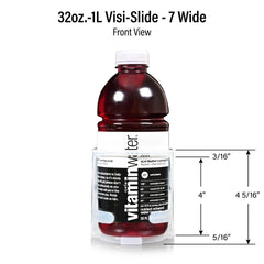 32oz./1Liter Visi-Slide®  7 wide Shelf Glide