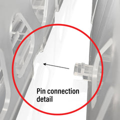 20oz. Visi-Slide®  Extended 36" 9 wide Shelf Glide