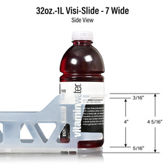 32oz./1Liter Visi-Slide®  7 wide Shelf Glide