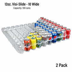 12oz. Visi-Slide®  10 wide Shelf Glide