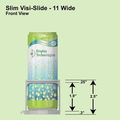 High Ring Slim Visi-Slide® 11 wide Shelf Glide
