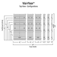 Visi-Floor® Adjustable System Kit
