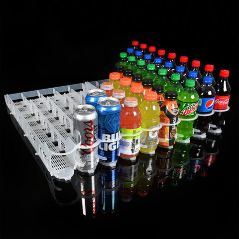 BINZO Glass Bottles For Fridge, Storage, Beverages, Smoothies